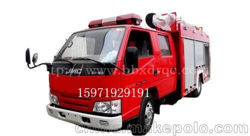 湖北襄陽江鈴水罐消防車圖片