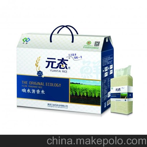 金瑪正和的東北大米是綠色食品圖片