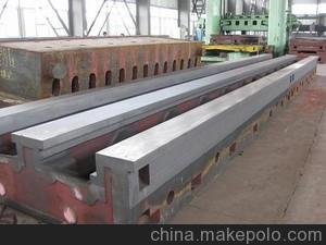 重型臥車(chē)床身機加工，龍門(mén)導軌磨加工，機床床身磨加工圖片