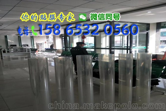 鄒平銀行專業(yè)防爆膜,鄒平體育館玻璃頂棚貼膜, 透光不透明玻璃圖片