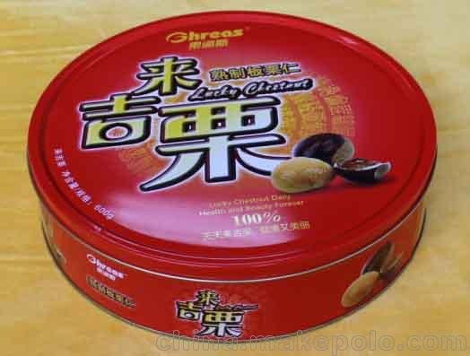 供應(yīng)板栗仁鐵盒 板栗包裝盒  農(nóng)副產(chǎn)品禮盒專業(yè)生產(chǎn)鐵盒圖片