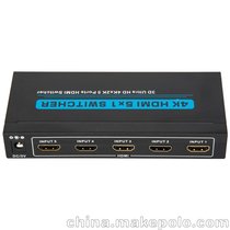 臻泓科技四进一出HDMI切换器 4K@30Hz 3D HDMI1.4V切换器