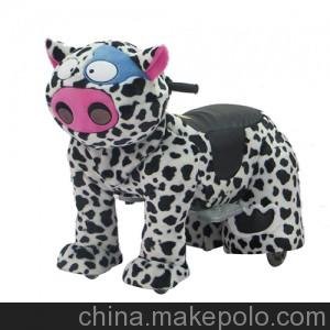 毛絨玩具電動(dòng)車(chē) 可愛(ài)動(dòng)物造型，太吸引眼球了圖片