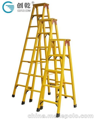 玻璃鋼人字梯電工工程作業(yè)絕緣梯安全梯CQJ 廣州創(chuàng  )乾廠(chǎng)家圖片