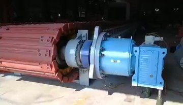 GBZ1800*36.8米重型板式给料机车间运行视频