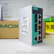 MOXA摩莎EDS-208-M-ST非网管以太网交换机多模百兆交换器