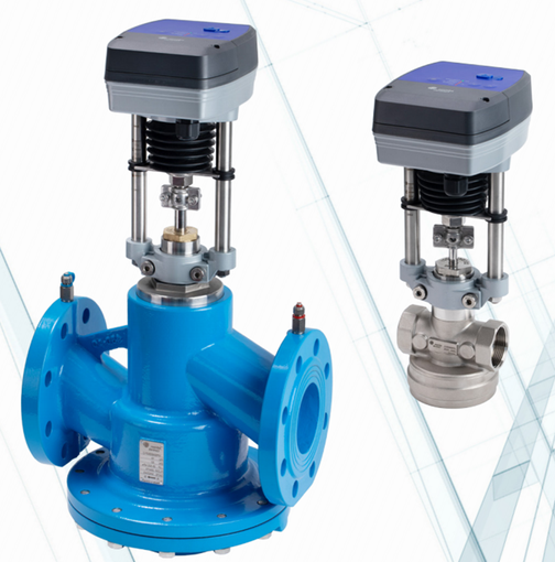 內(nèi)蒙古江森動態(tài)壓差調(diào)節(jié)型電動兩通平衡閥VPMA6040-C圖片