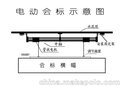 海口博奥BRZE－2K汽车4S店专用电动升降吊旗 条幅自动升降杆