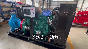 柴油水泵机组 潍柴WP6D152E200配500方扬程50米清水泵