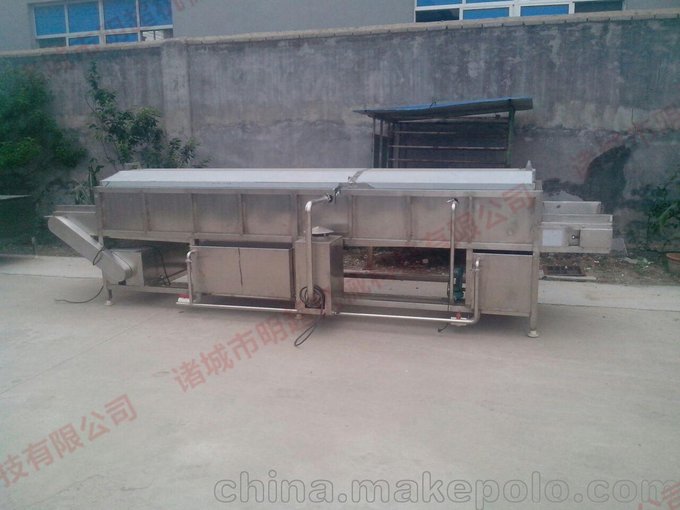 直銷預煮機 鮮毛豆漂燙殺青機  青刀豆漂燙生產(chǎn)線 果蔬漂燙冷卻線圖片