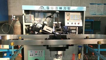 司太立合金锯条自动焊齿机视频  中国技术PK德国孚尔默