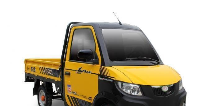 老年代步車(chē)金彭Q5大富輕卡 金彭電動(dòng)汽車(chē)  載貨四輪電動(dòng)車(chē)圖片