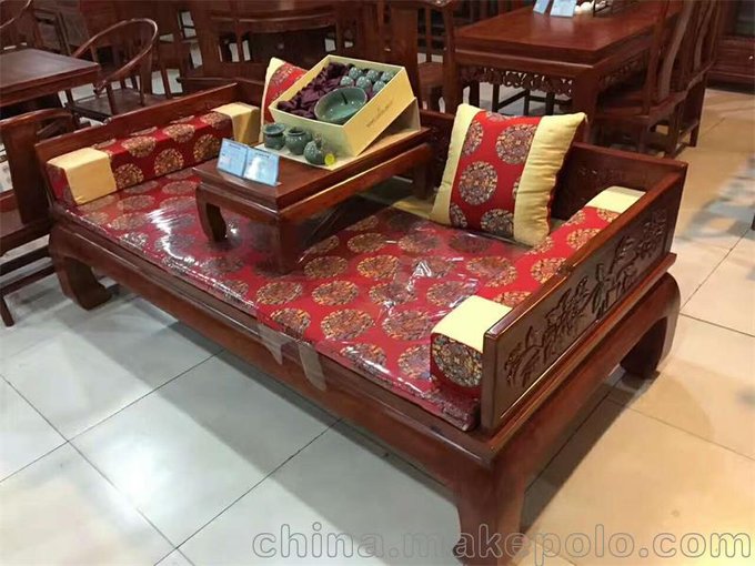 泊頭老榆木新中式沙發(fā)組合價(jià)格圖片