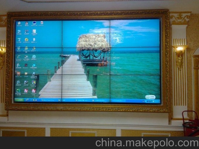 廣東46寸大屏液晶拼接顯示墻圖片