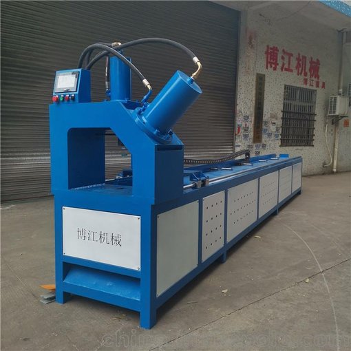 角鐵槽鋼沖剪機 角鋼數(shù)控自動切斷 消防管道支架 空調(diào)支架沖孔機圖片