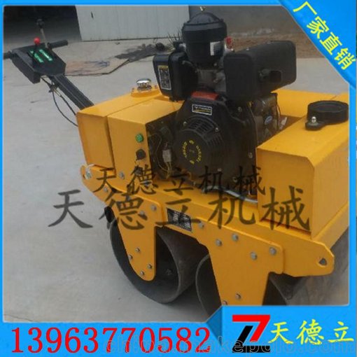 SL600C手扶雙輪柴油動(dòng)力壓路機(jī) 手扶式雙鋼輪小型壓路機(jī)圖片