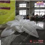 6m充气仿真大花外贸婚礼白色充气花，新款婚庆气模道具