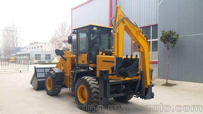 直銷大型兩頭忙挖掘機(jī) 中型挖掘裝載機(jī)挖掘深度2.6米圖片