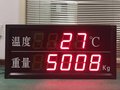 LED显示屏MODBUS电子看板生产管理称重看板458通讯显示屏定制