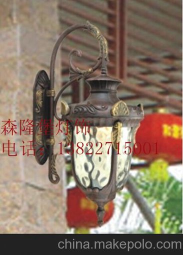 歐式仿古人造透光石壁燈 仿云石壁燈 云石燈片圖片