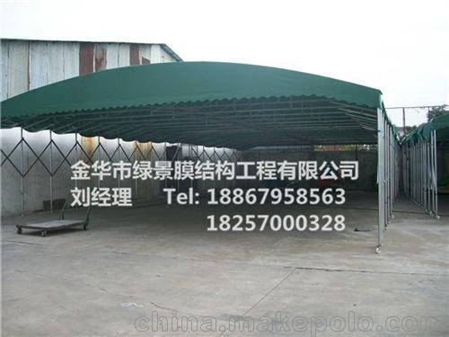 寧波推拉蓬_綠景品質保證_推拉棚廠家圖片