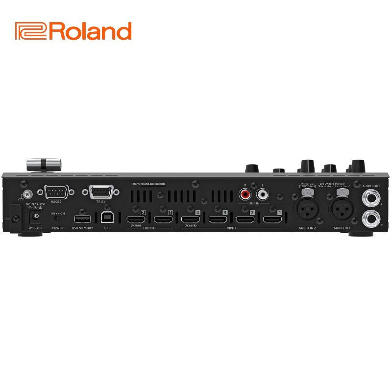 Roland罗兰V-1HD+PLUS导播切换台4路HDMI输入直播台视频会议图片_1