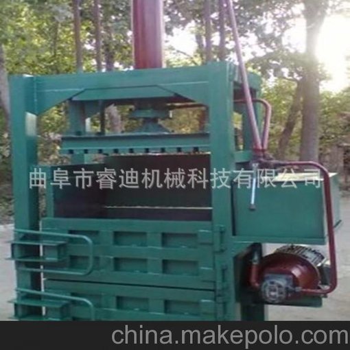 10噸小型立式液壓打包機(jī) 廢塑料毛條廢紙箱打包機(jī)圖片
