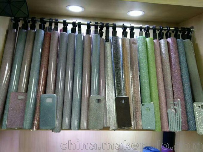 七彩tpu彈力熱貼膜(刻字膜)箱包鞋材服裝用膜TPU熱熔燙印膠膜圖片