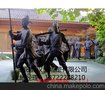 酒楼雕塑，抬酒主题雕塑制作厂家，人物雕塑，玻璃钢铸铜材质