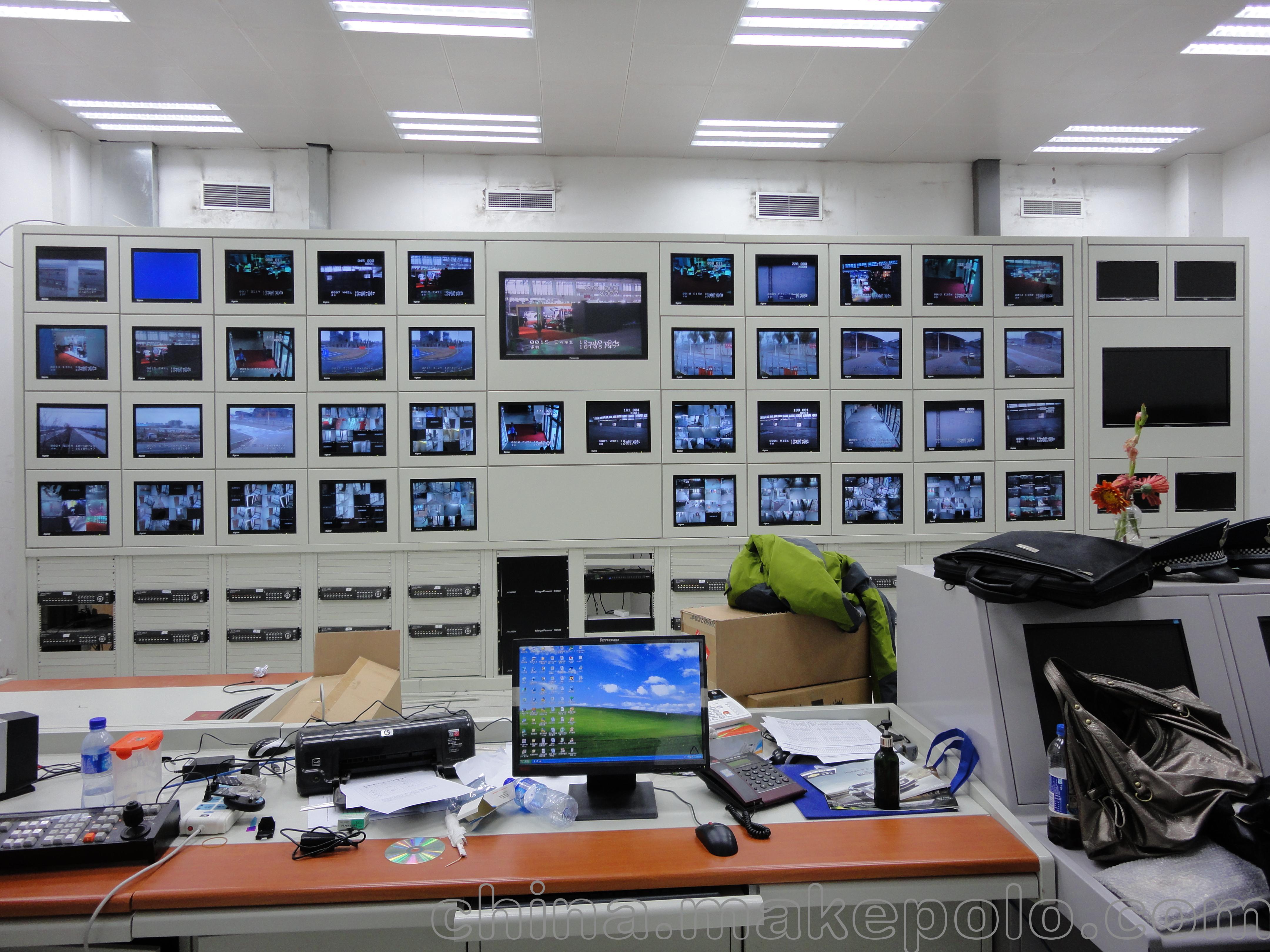 「监控系统控制台」聚泓达安防监控系统电视屏幕墙