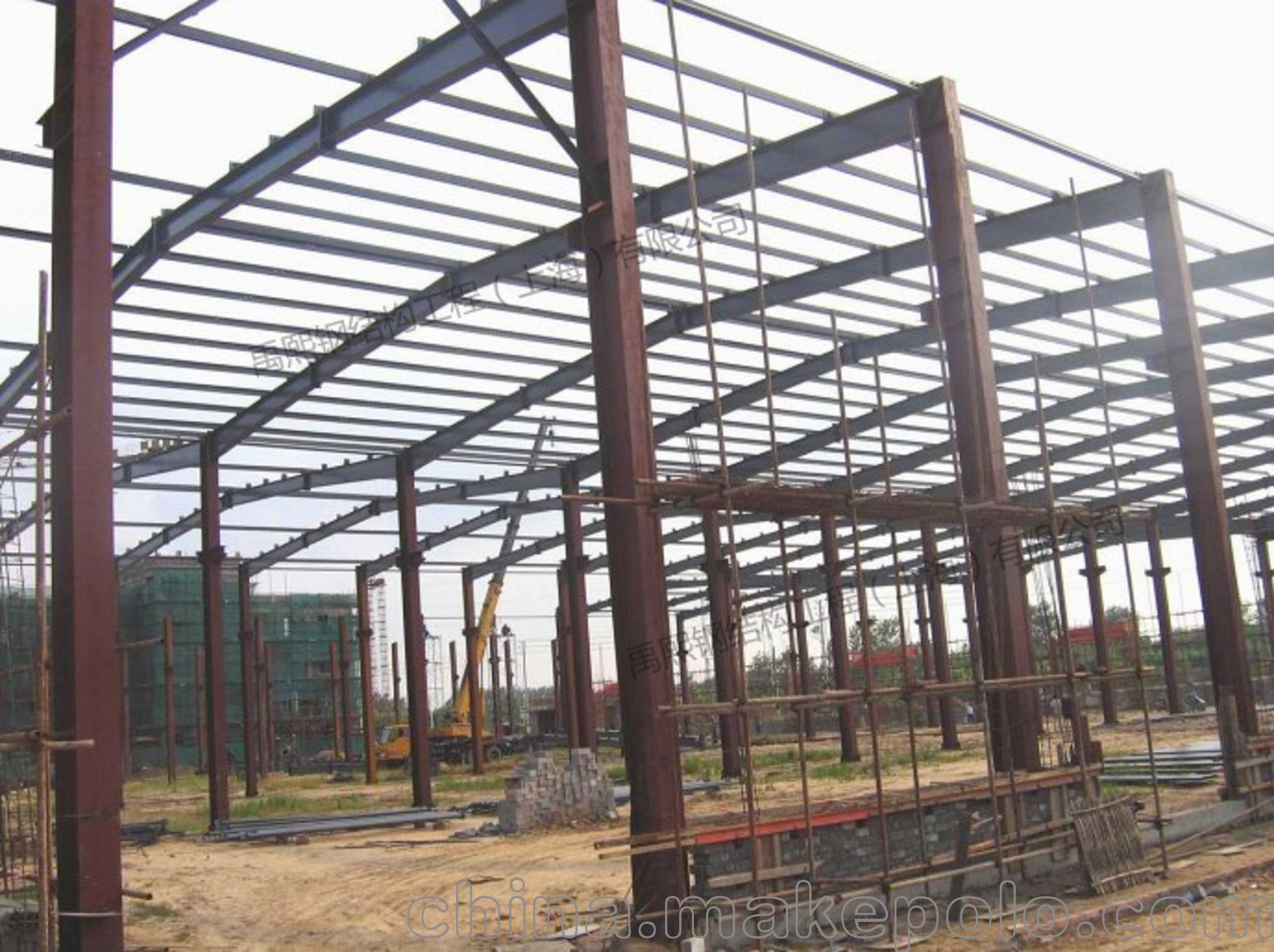 供应厂家全国承包钢结构门式钢架 钢结构顶棚 工程承包